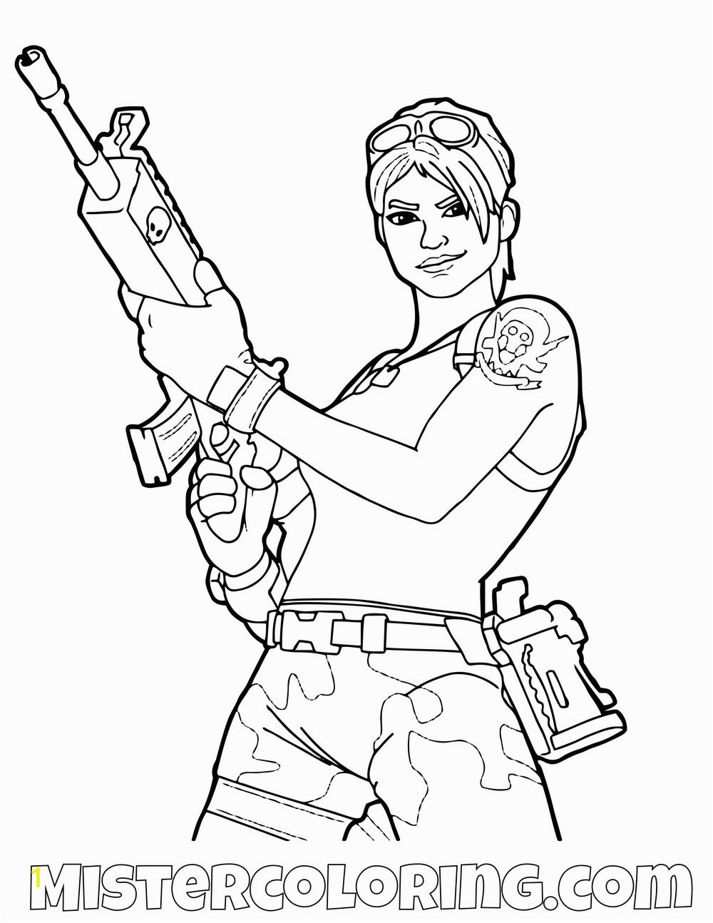 Fortnite Save the World Coloring Pages fortnite Coloring Pages Beef Boss Sheapeterson