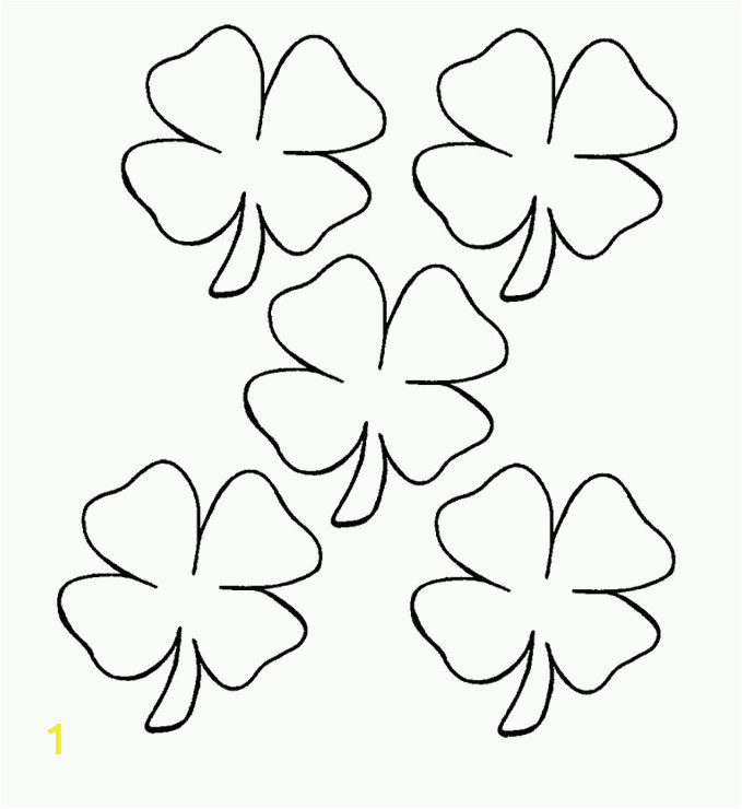 printable 4 leaf clover