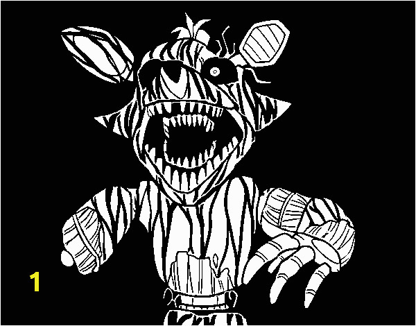 terrifying foxy from five nights at freddys