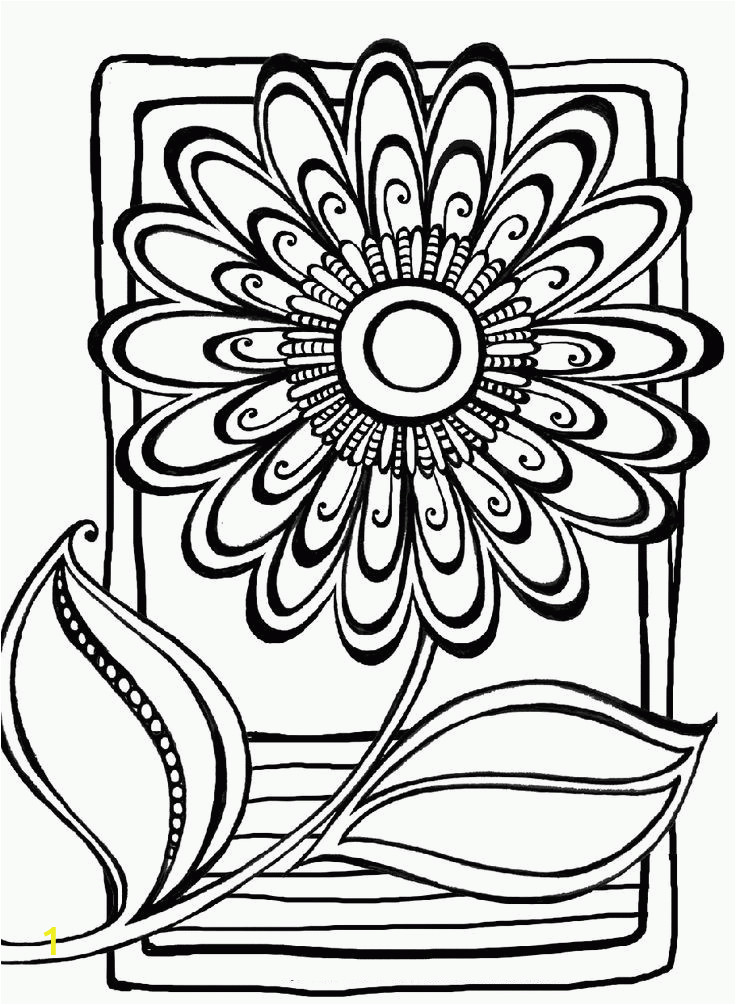 Free Abstract Coloring Pages for Adults Coloring Pages for Adults Abstract Flowers Coloring Home