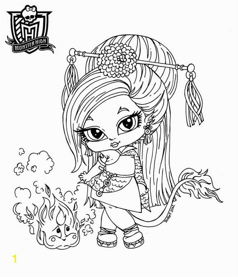 Free Baby Monster High Coloring Pages All About Monster High Dolls Baby Monster High Character