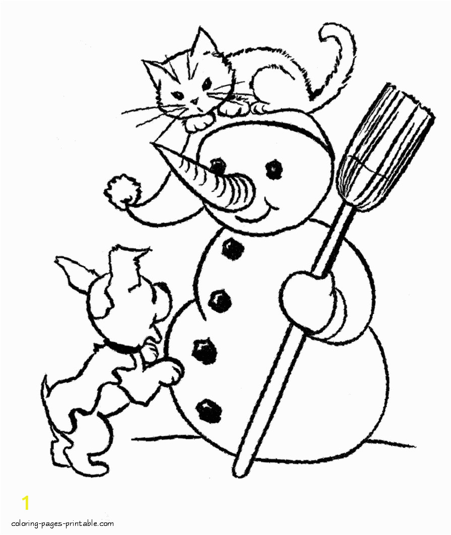 free coloring pages dog and kat