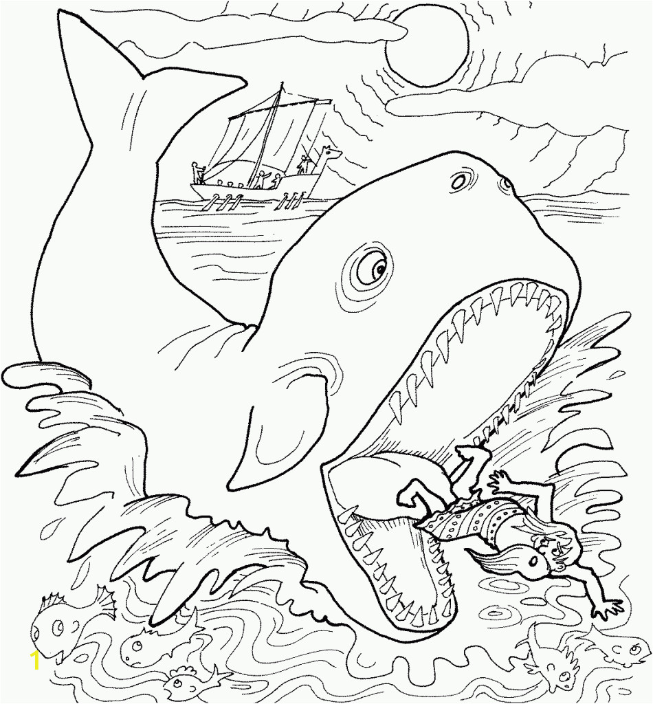 Free Coloring Pages for Jonah and the Whale Free Printable Jonah and the Whale Coloring Pages for Kids