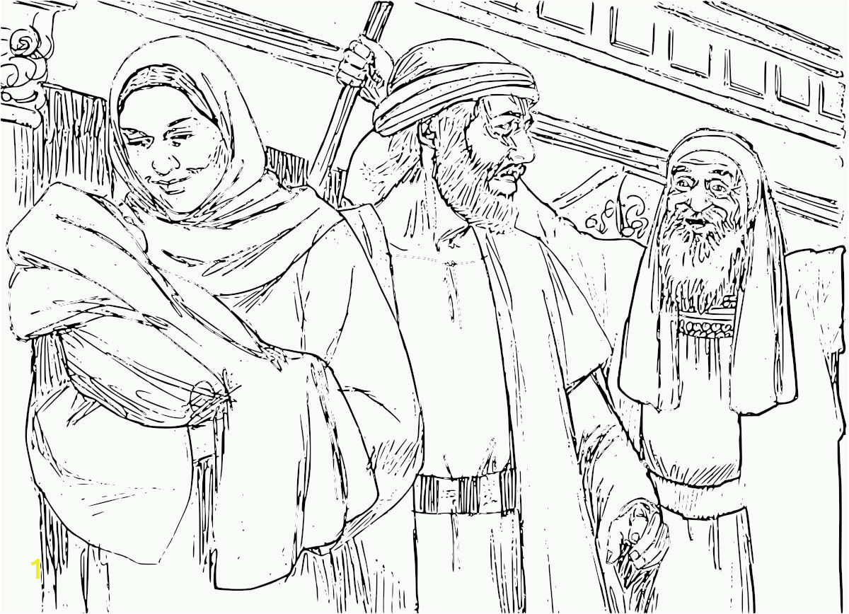 nicodemus coloring page