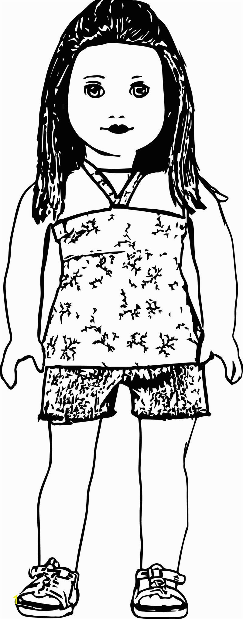 cute ag american girl doll coloring pages