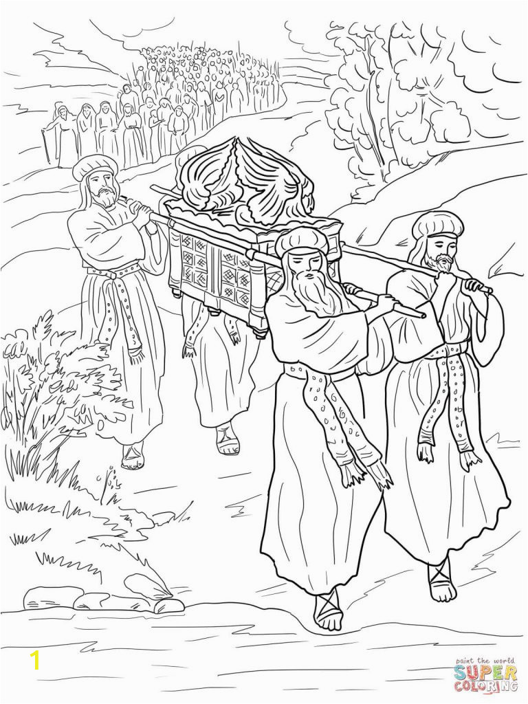 battle of jericho coloring page