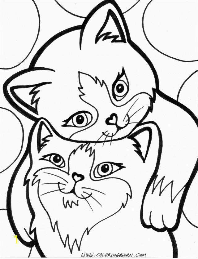 coloring pages of puppies and kittens