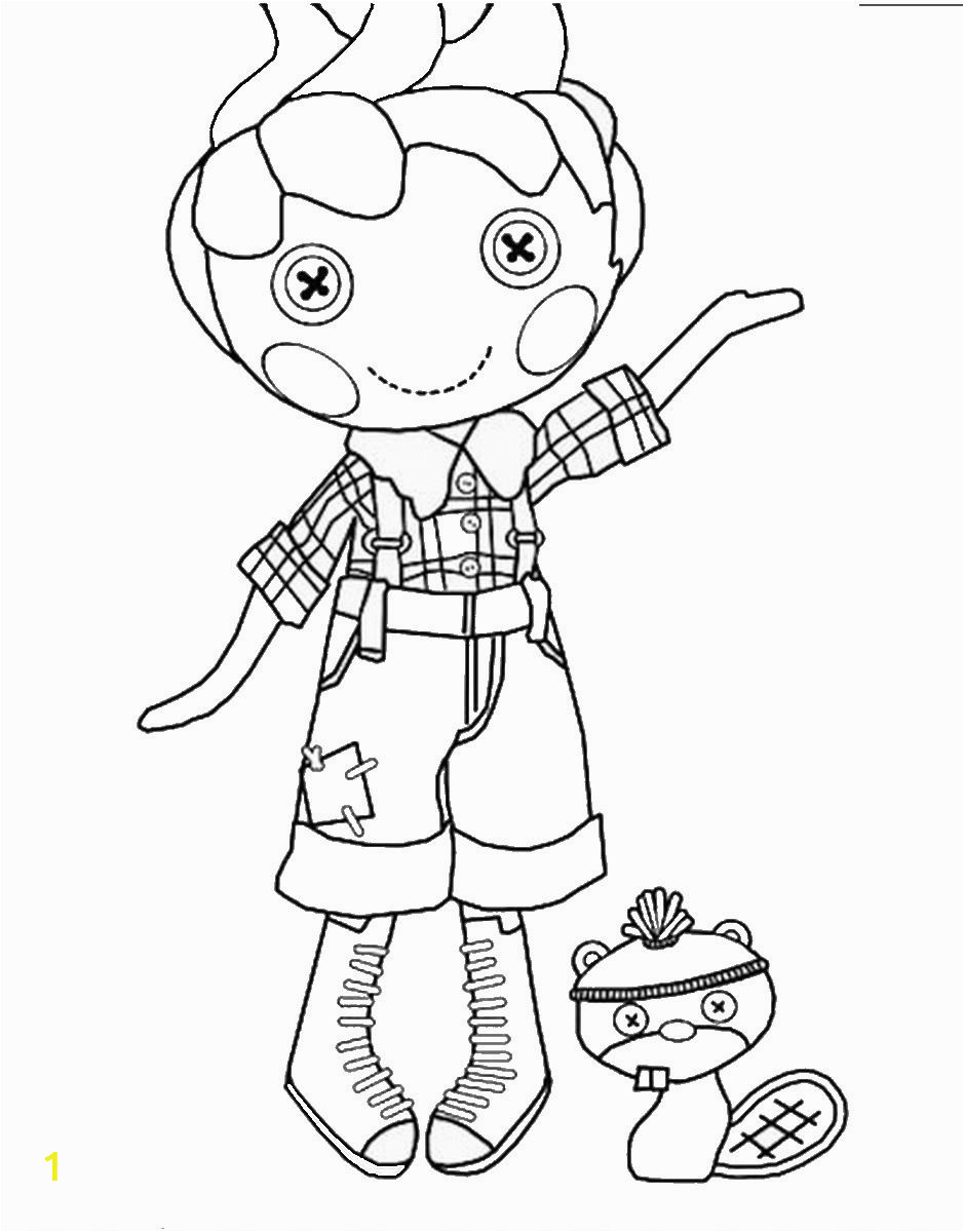 Free Coloring Pages Of Lalaloopsy Dolls Lalaloopsy Boy Coloring Pages to Print