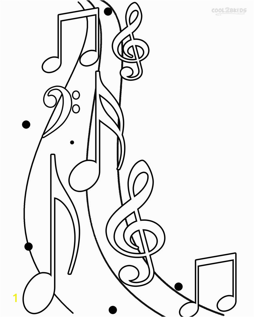 music note coloring pages