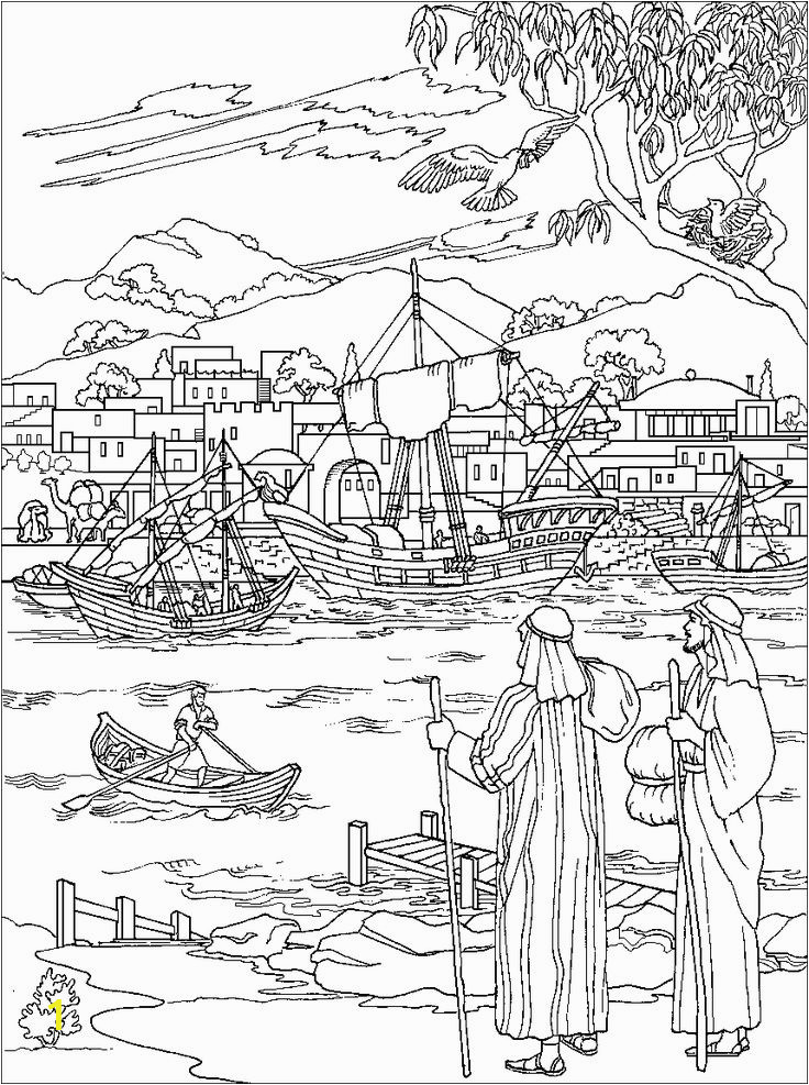 paul and barnabas coloring page