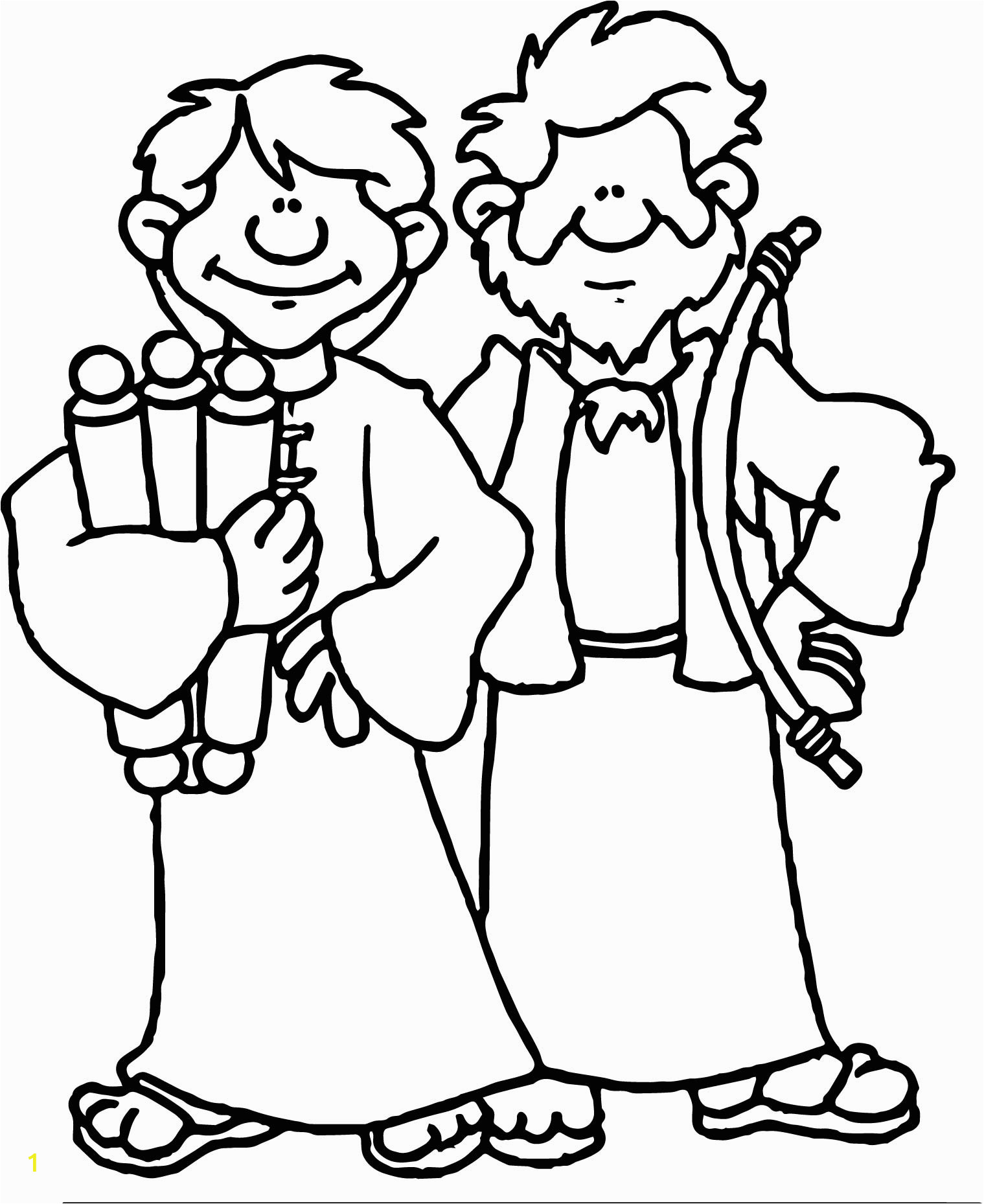 paul and barnabas coloring page