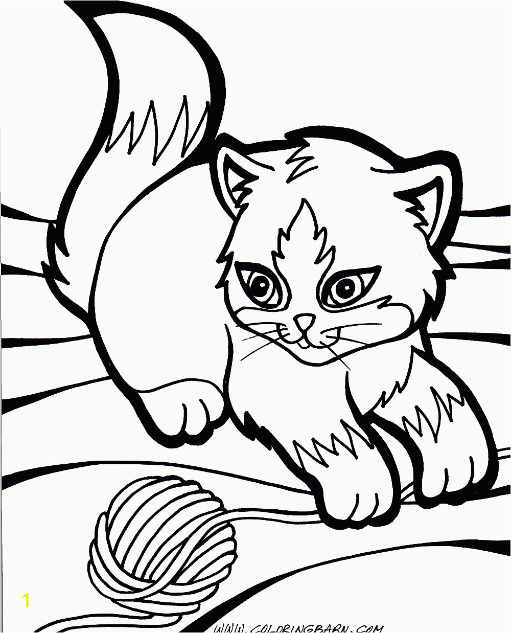 kitten and puppy coloring pages to print