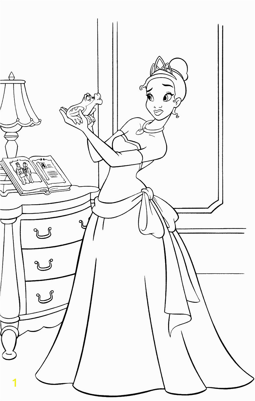 Free Coloring Pages Princess and the Frog the Princess and the Frog Coloring Pages