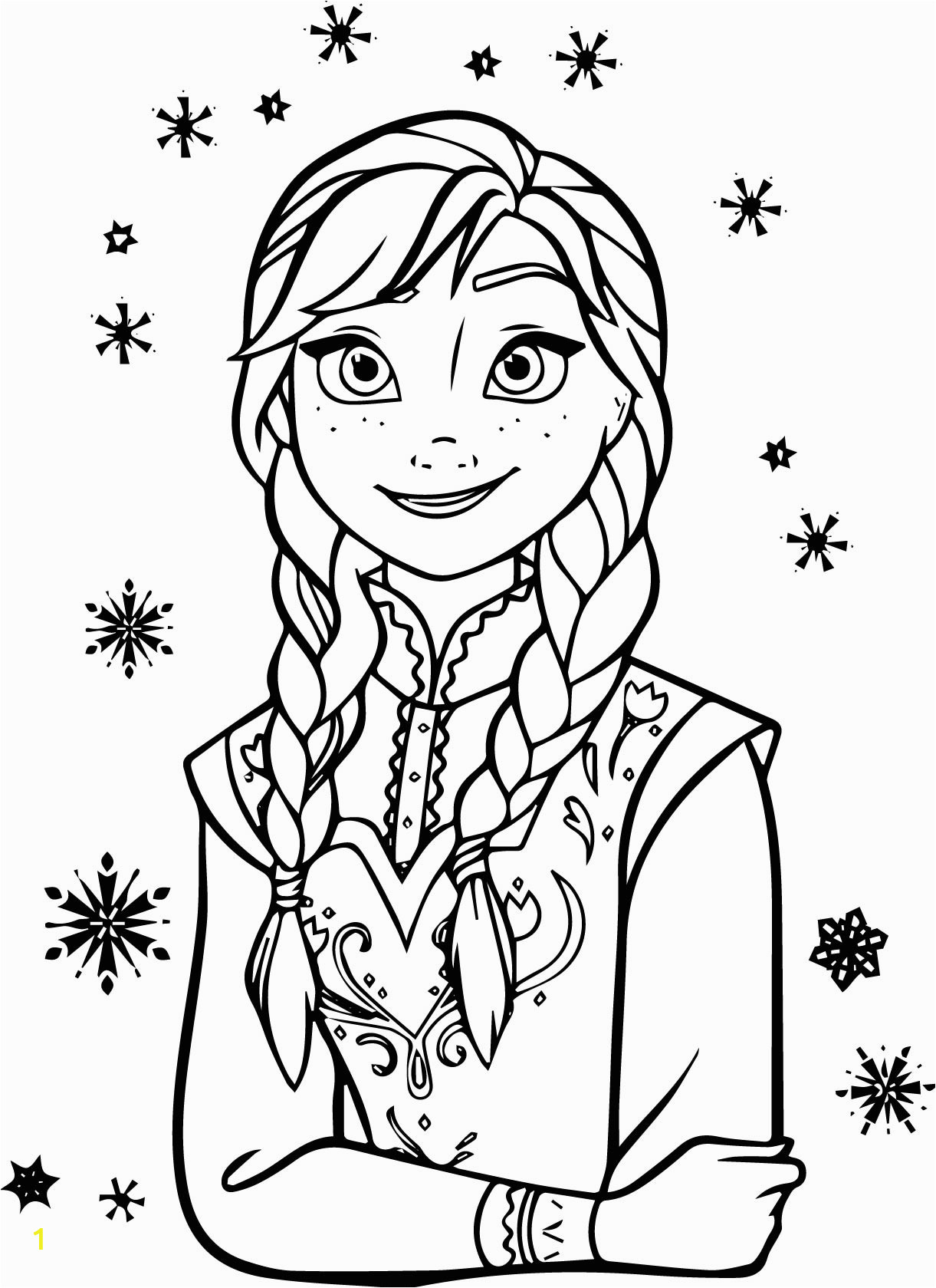frozen coloring pages free printables