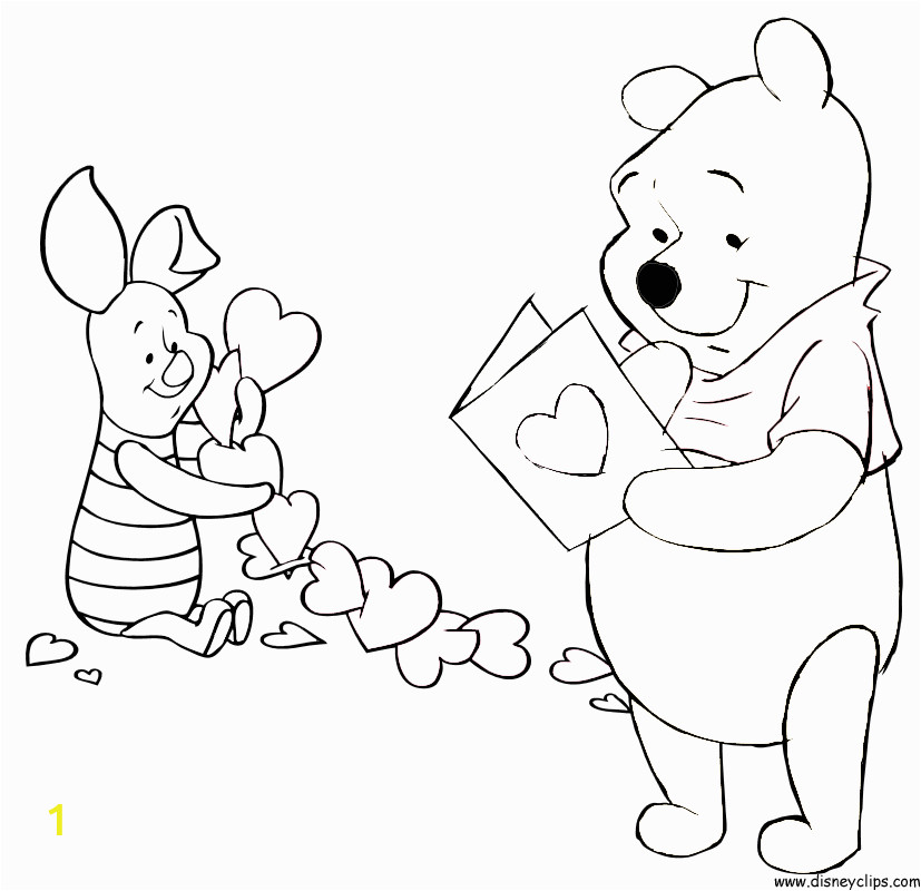disney valentines day coloring pages
