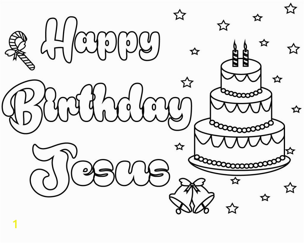 Free Happy Birthday Jesus Coloring Pages Christmas Happy Birthday Jesus Coloring Pages