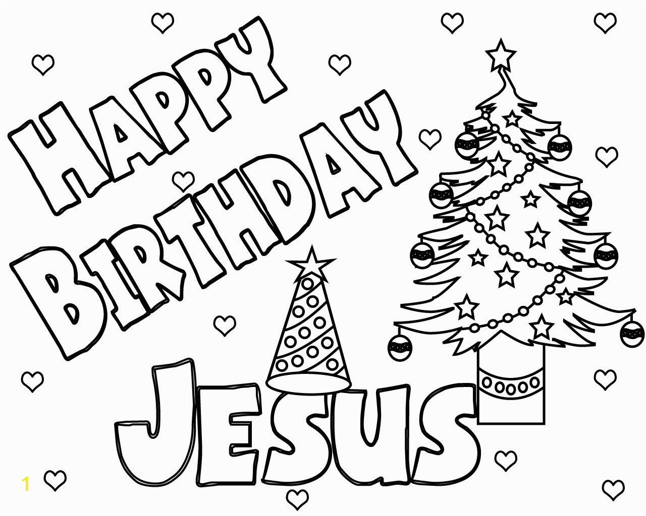 Free Happy Birthday Jesus Coloring Pages Happy Birthday Jesus Coloring Pages Jesus Birthday is