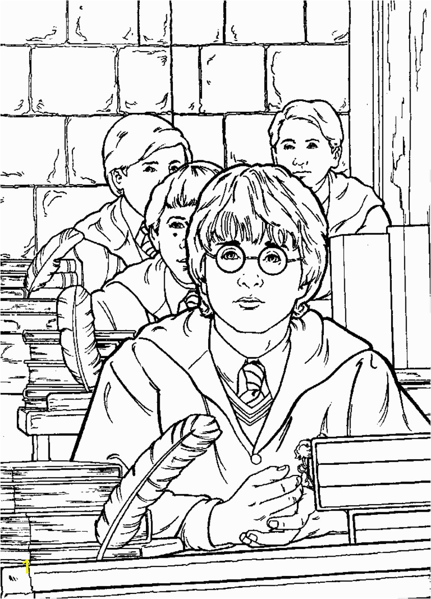 harry potter coloring pages