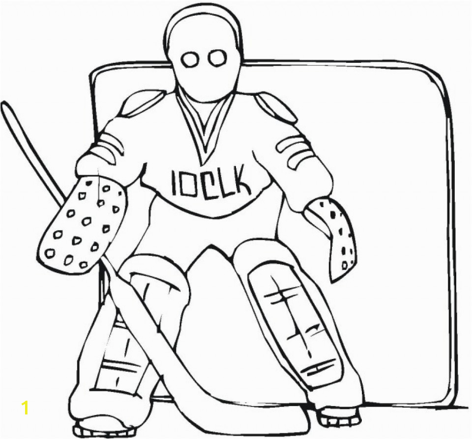 printable hockey coloring pages online