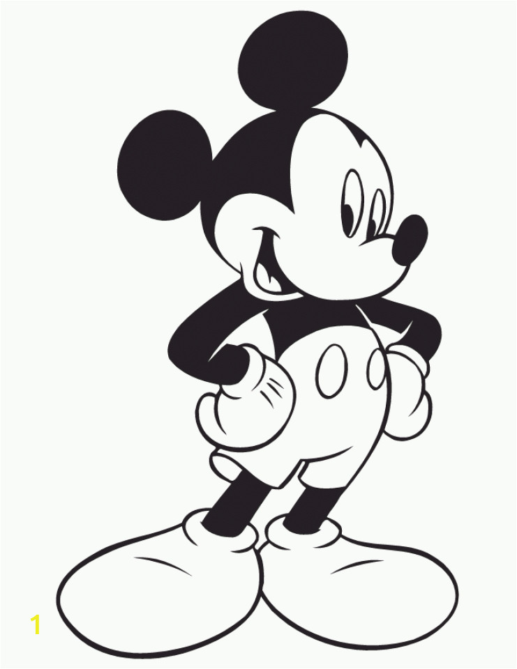 free mickey coloring pages to print