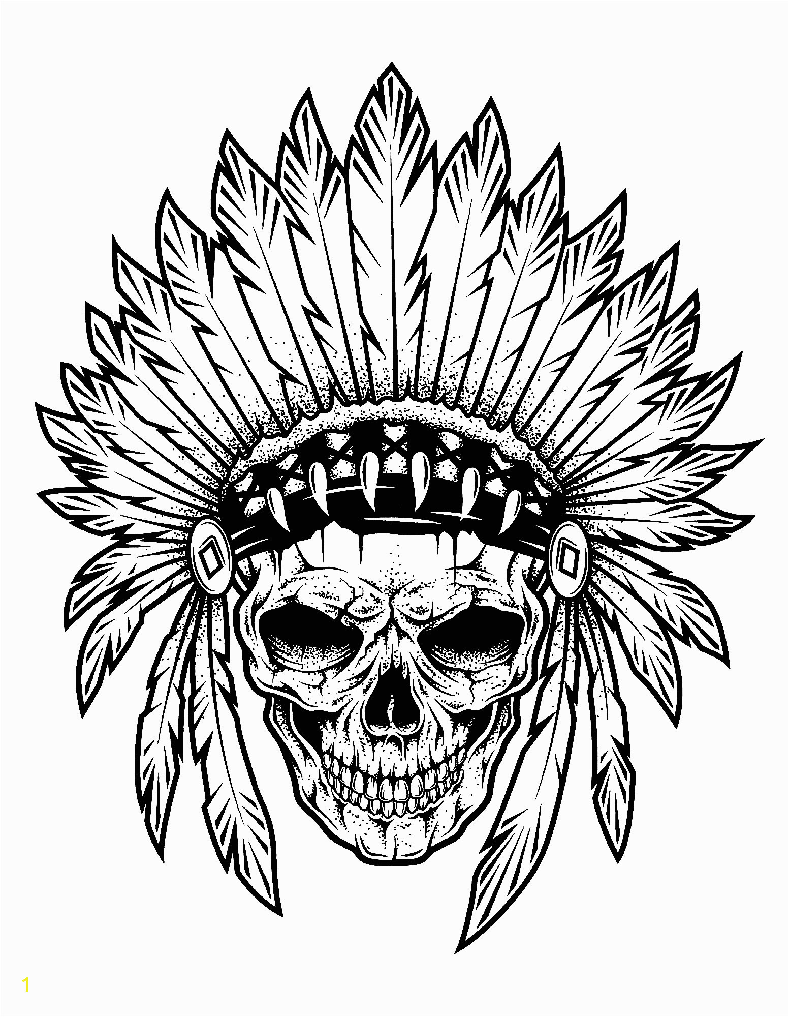 image=indians Coloring pages for children JustColor kids indians 1