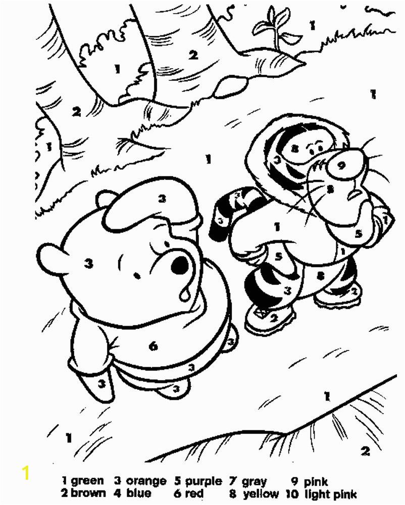 Free Online Color by Number Coloring Pages Free Printable Color by Number Coloring Pages Best