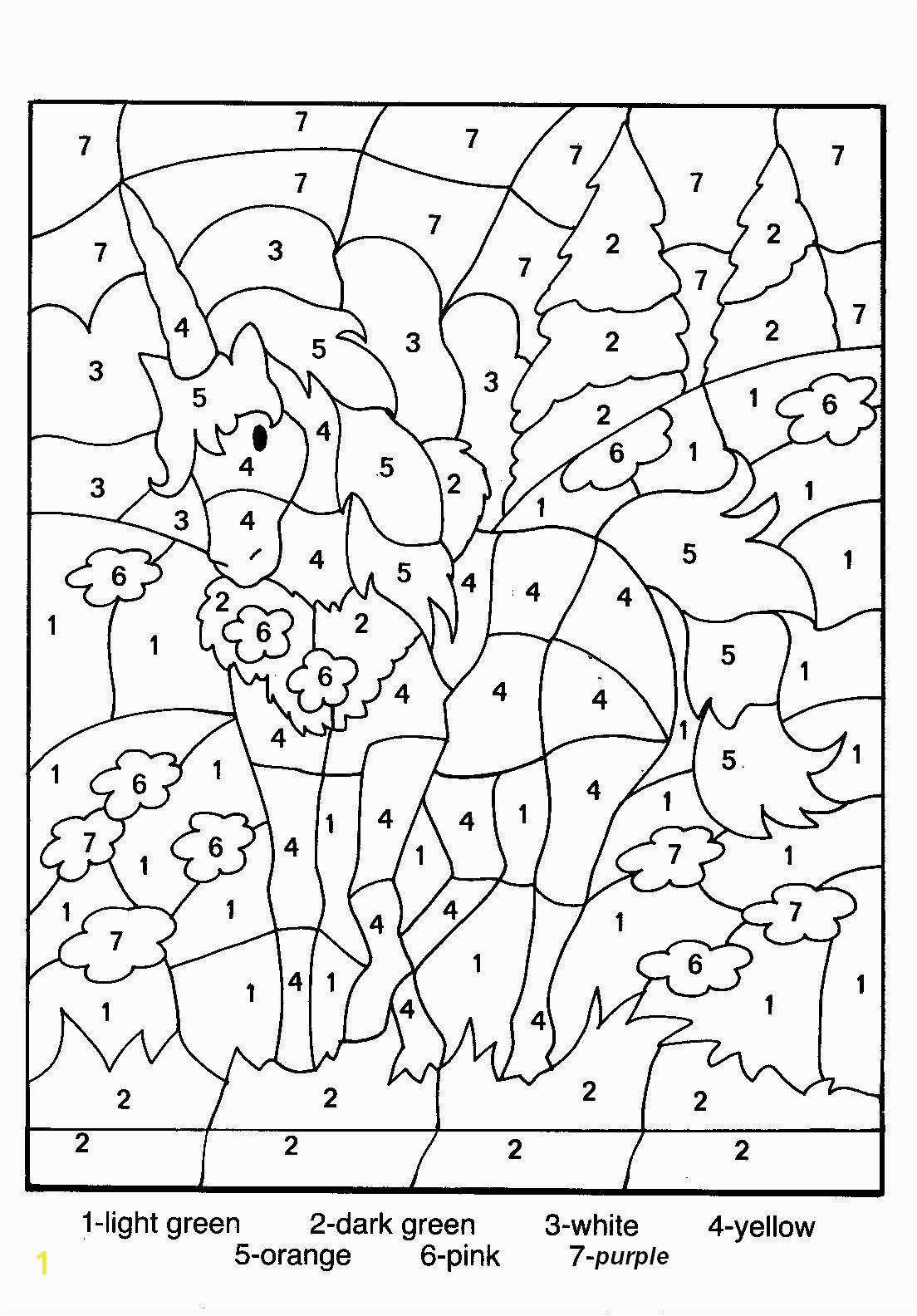 Free Online Color by Number Pages Free Printable Color by Number Coloring Pages Best