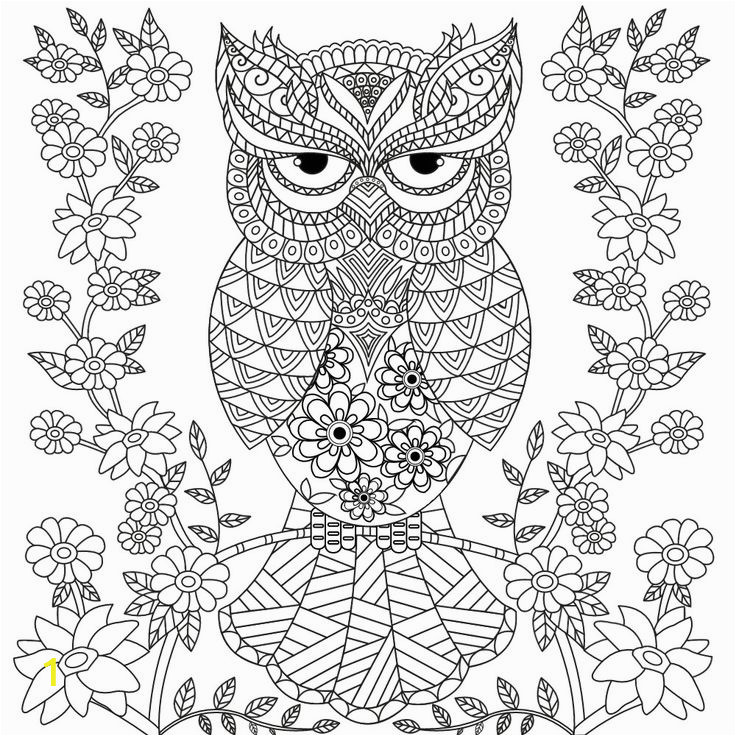 Free Owl Coloring Pages for Adults Owl Coloring Pages for Adults Free Detailed Owl Coloring