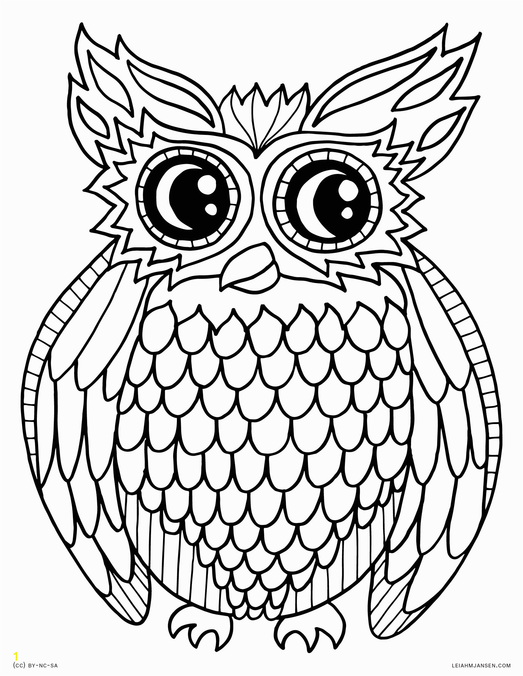 printable coloring pages of owls