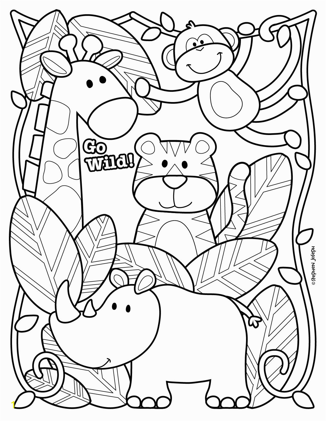 Free Preschool Coloring Pages Of Zoo Animals Free Printable Zoo Animal Coloring Pages Free Coloring Page