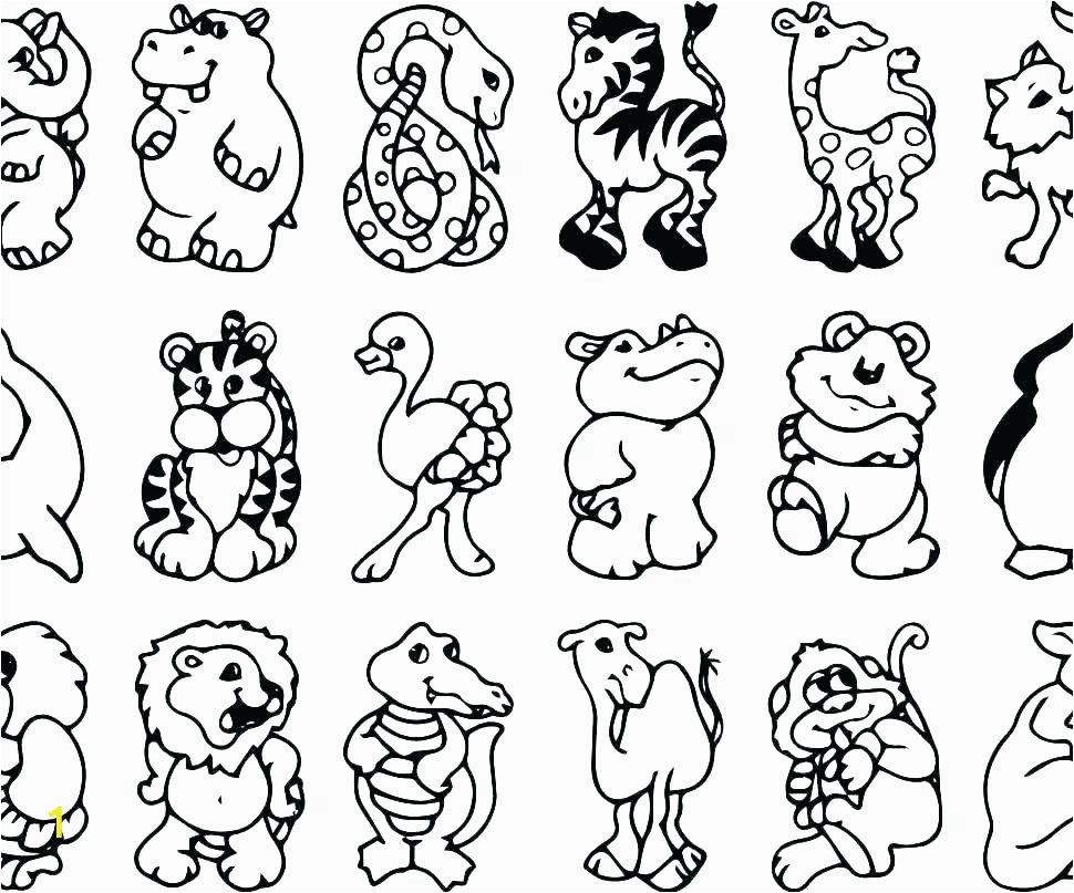 zoo animal coloring pages for preschool