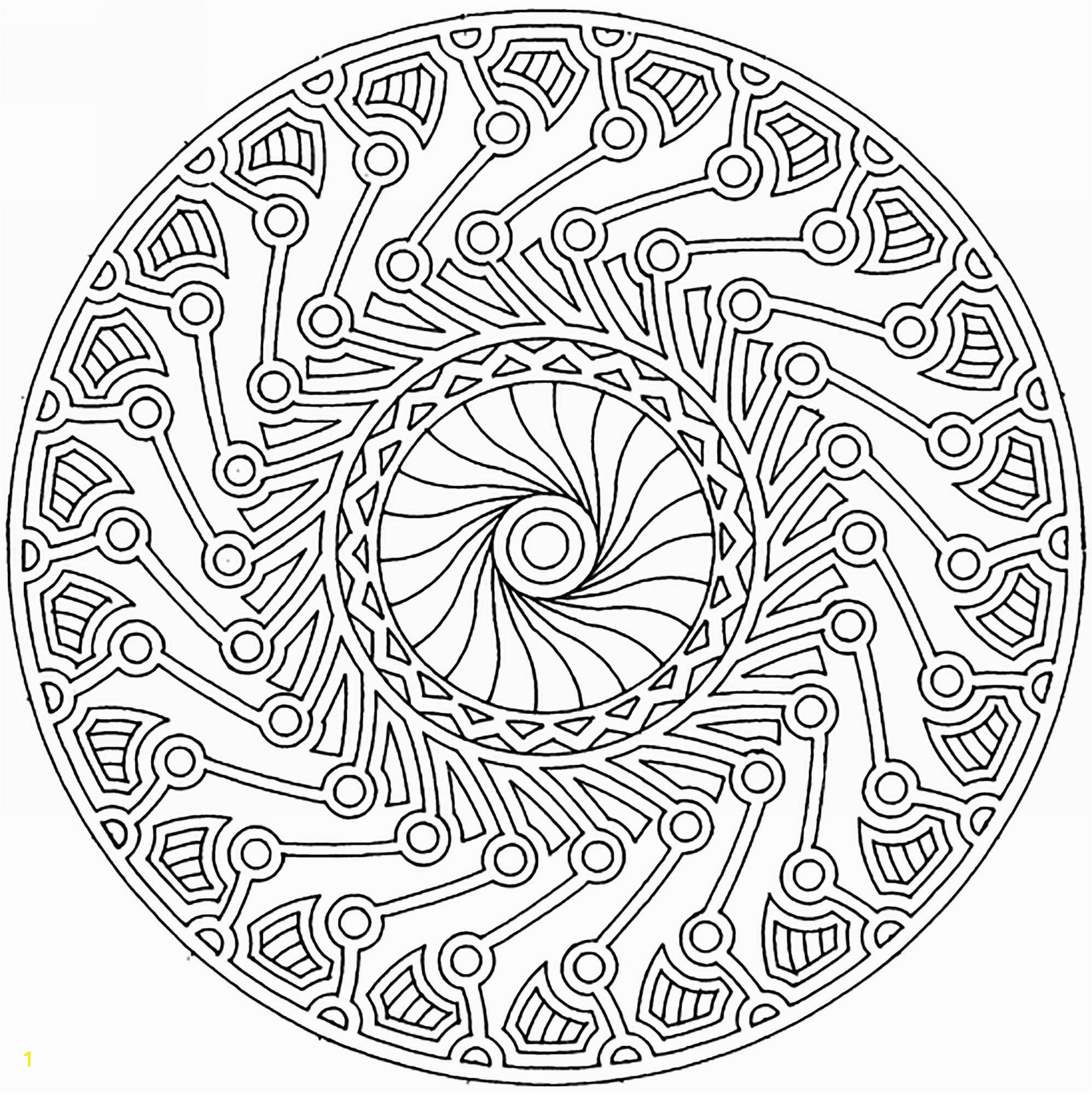 advanced mandala coloring pages printable