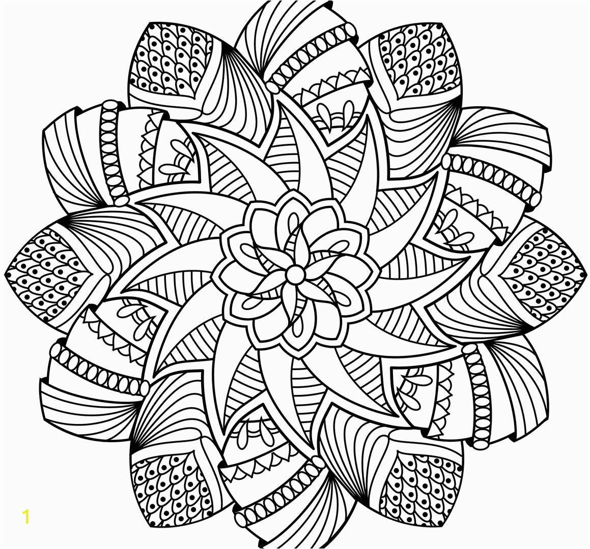 free printable flower mandala coloring pages