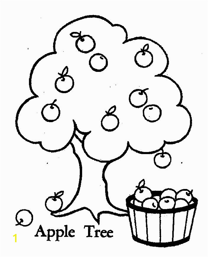 apple tree pictures to color