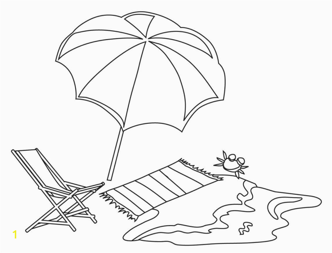 beach coloring pages