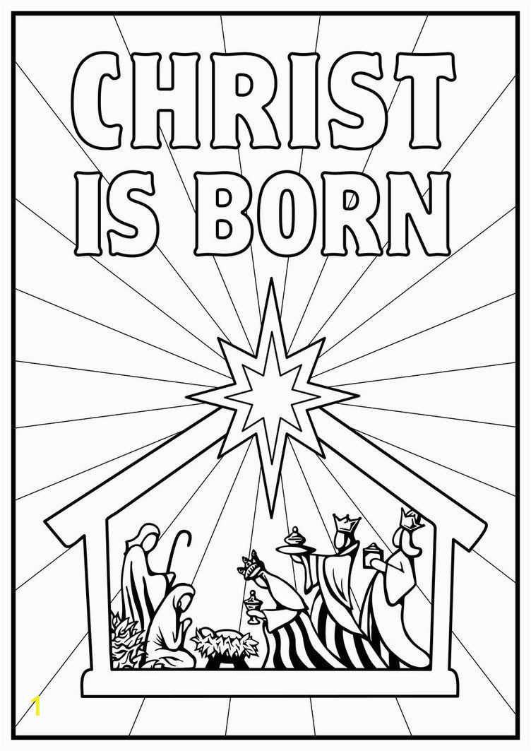 christmas bible coloring pages