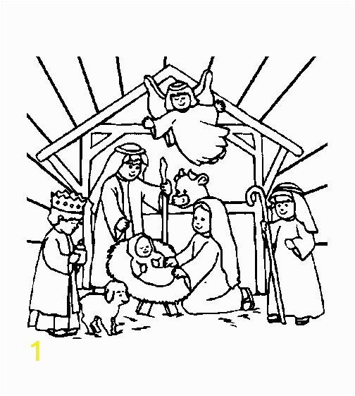 christmas bibel coloring pages 8