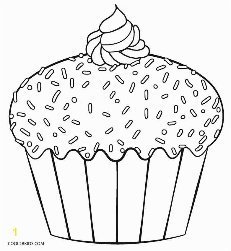 cupcake coloring pages