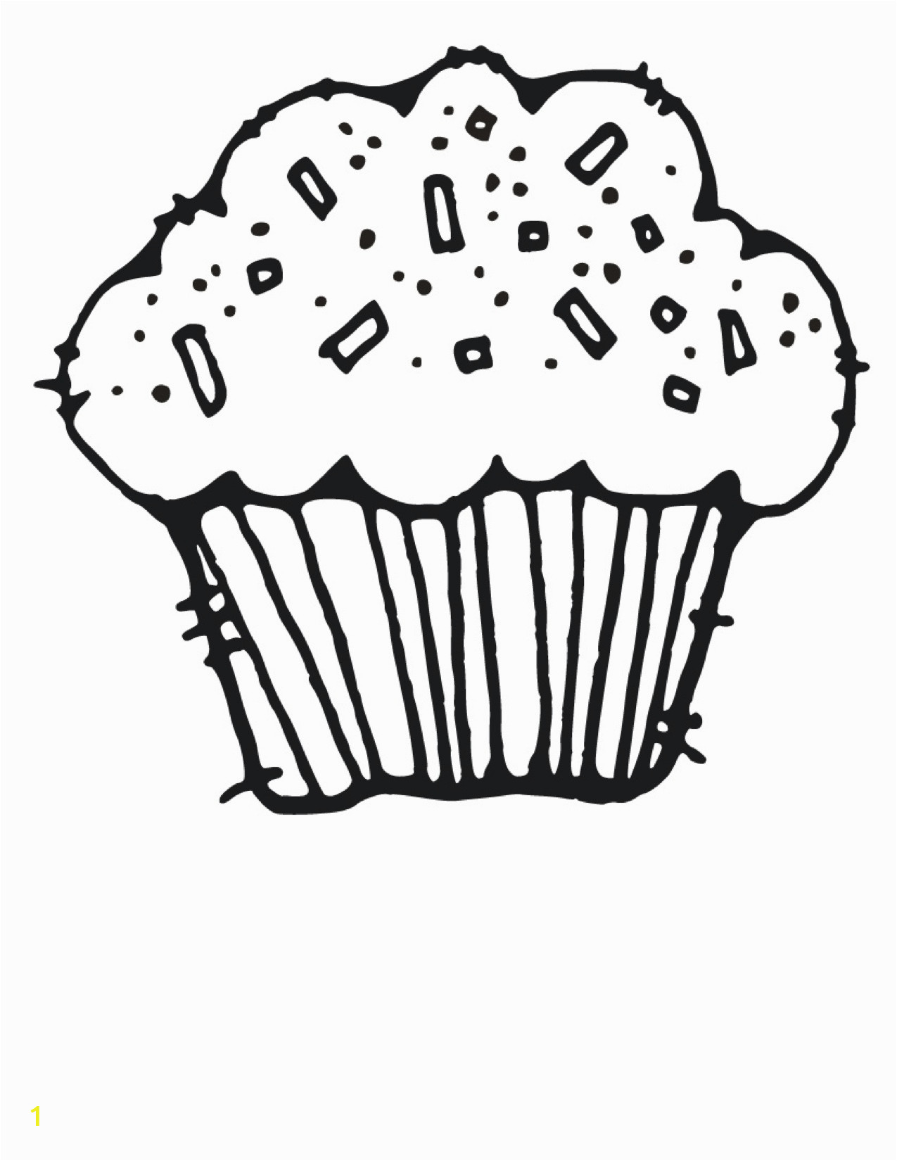 cupcake coloring pages