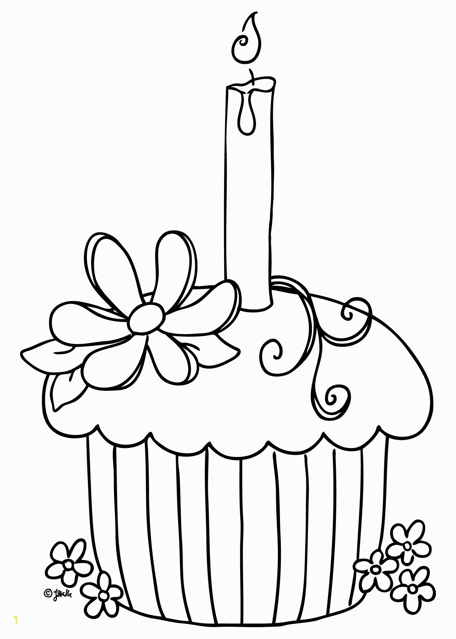 cupcake coloring pages