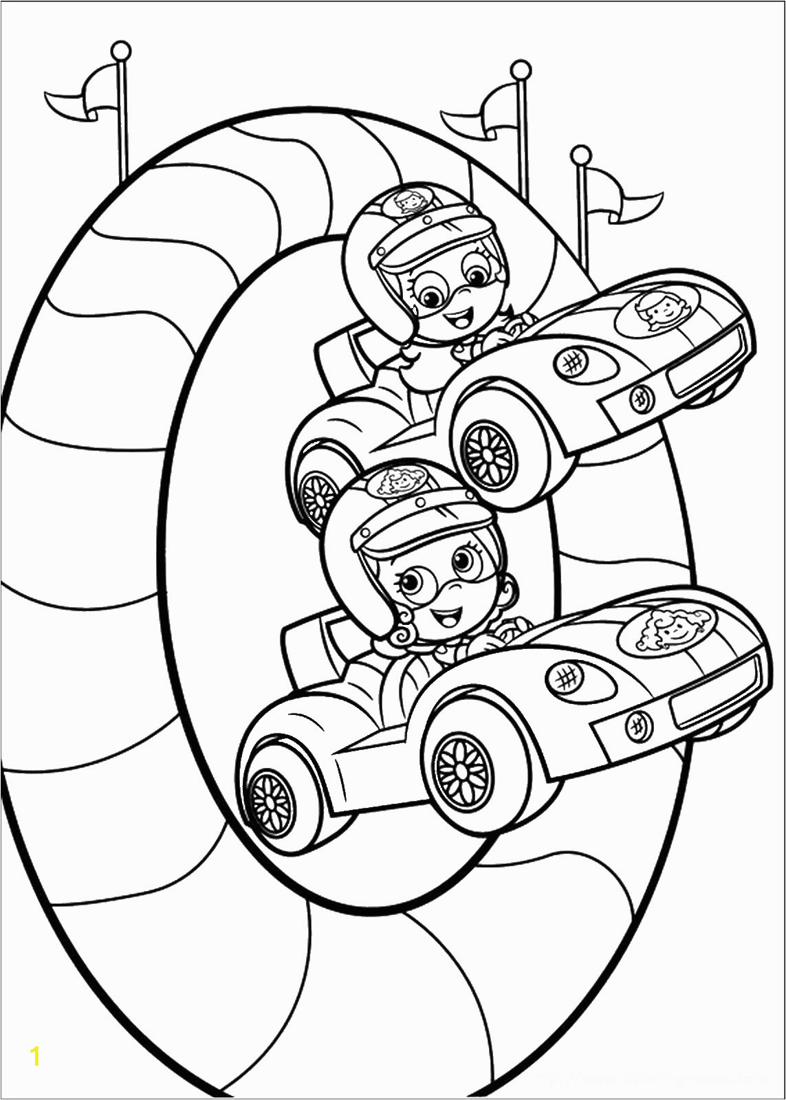 bubble guppies coloring pages