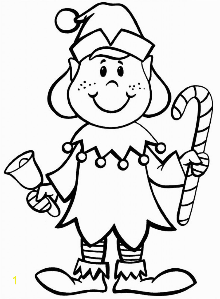 elf coloring pages