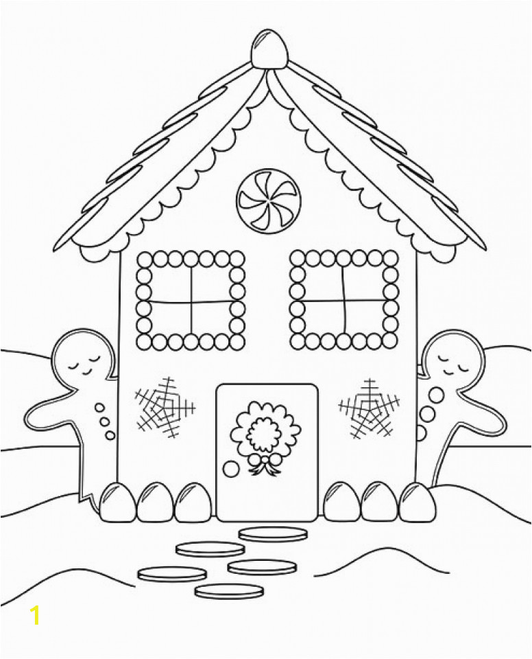 free printable gingerbread house coloring pages for kids i86om