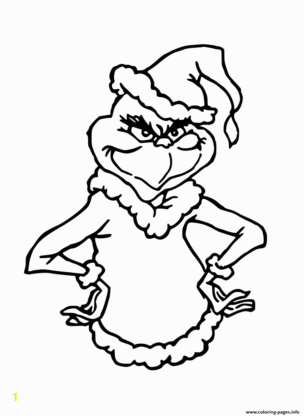 how the grinch stole christmas printable coloring pages book
