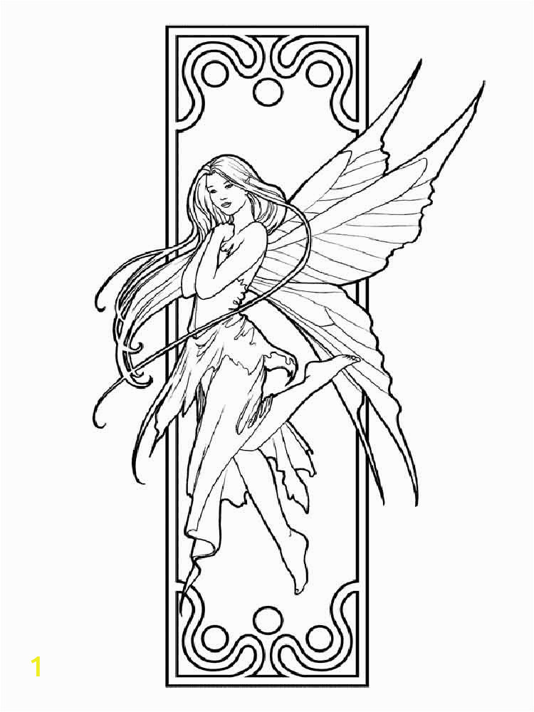 fairy coloring pages for adult