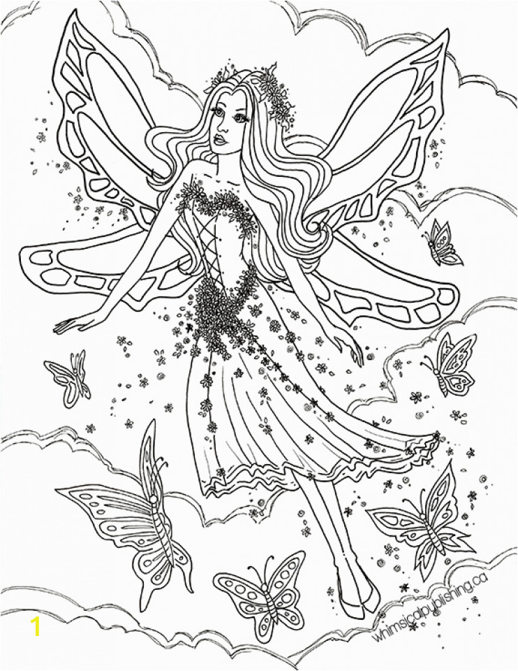 Free Printable Coloring Pages for Adults Fairies Get This Printable Fairy Coloring Pages Line