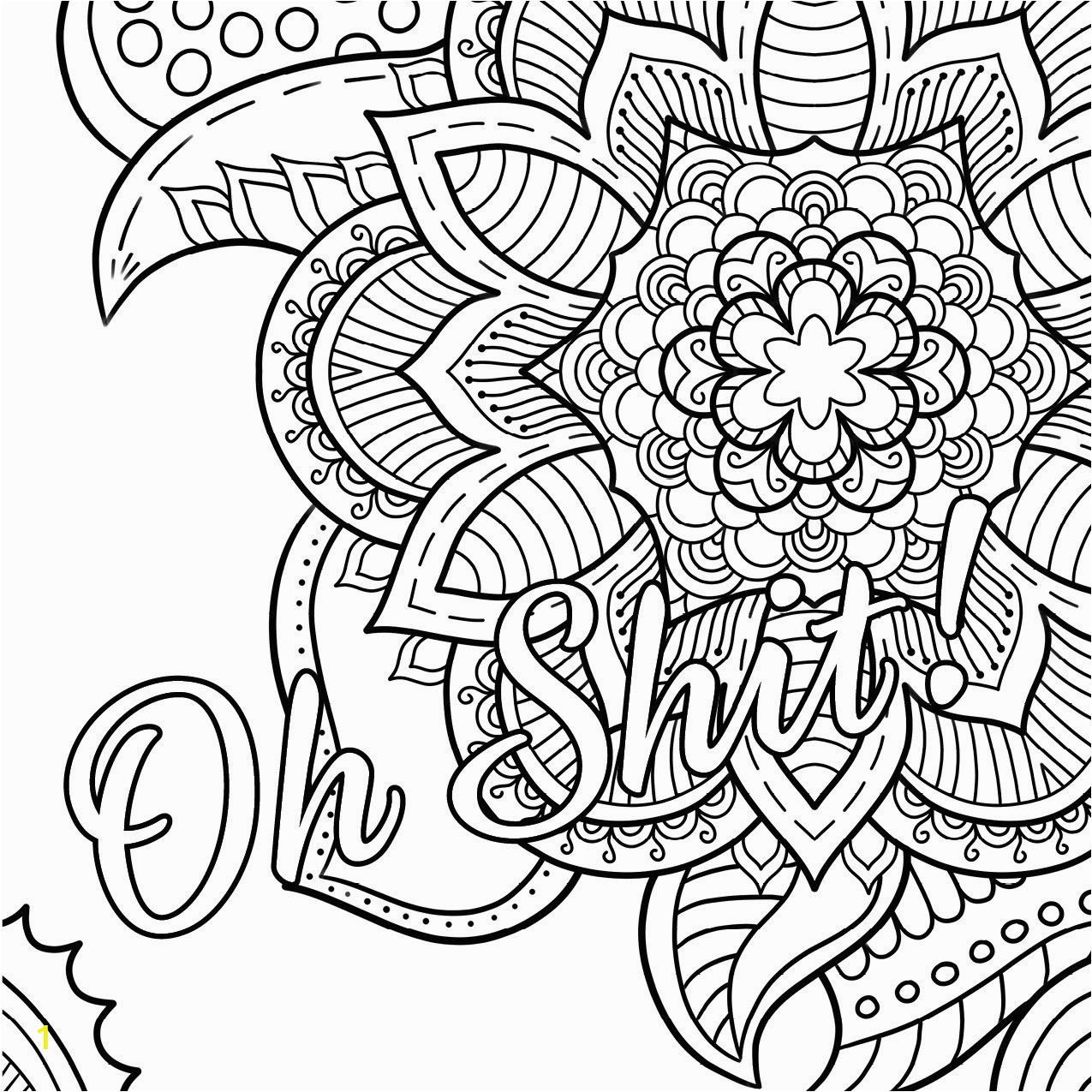 Free Printable Coloring Pages for Adults Swear Words Swear Word Coloring Book 2 Free Printable Coloring Pages