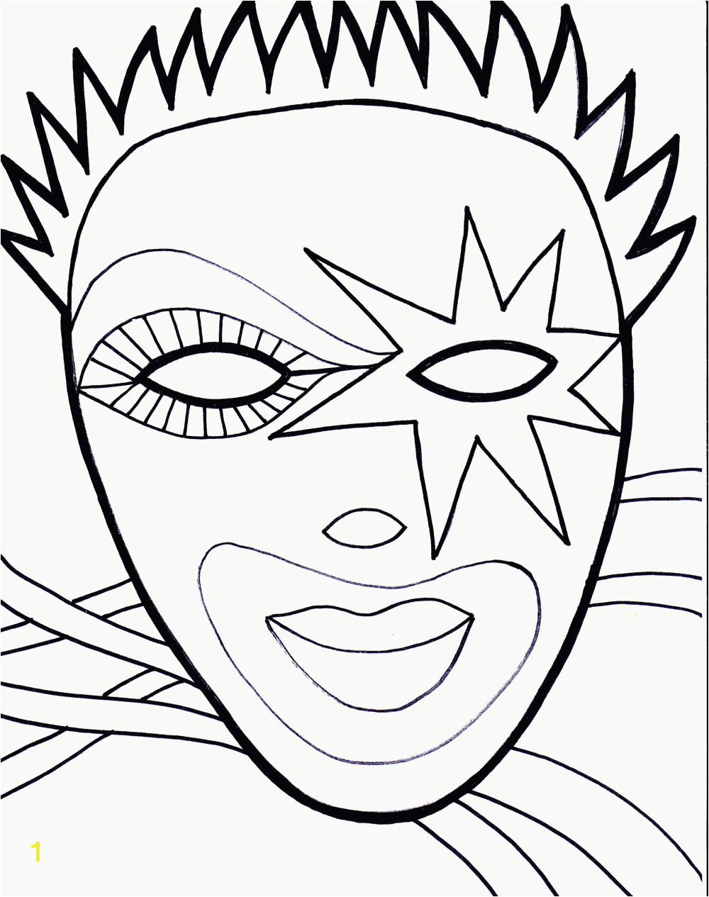 mardi gras coloring pages free printable