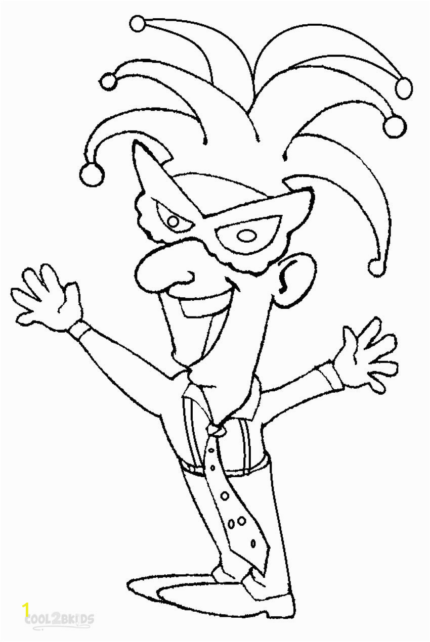 Free Printable Coloring Pages for Mardi Gras Printable Mardi Gras Coloring Pages for Kids