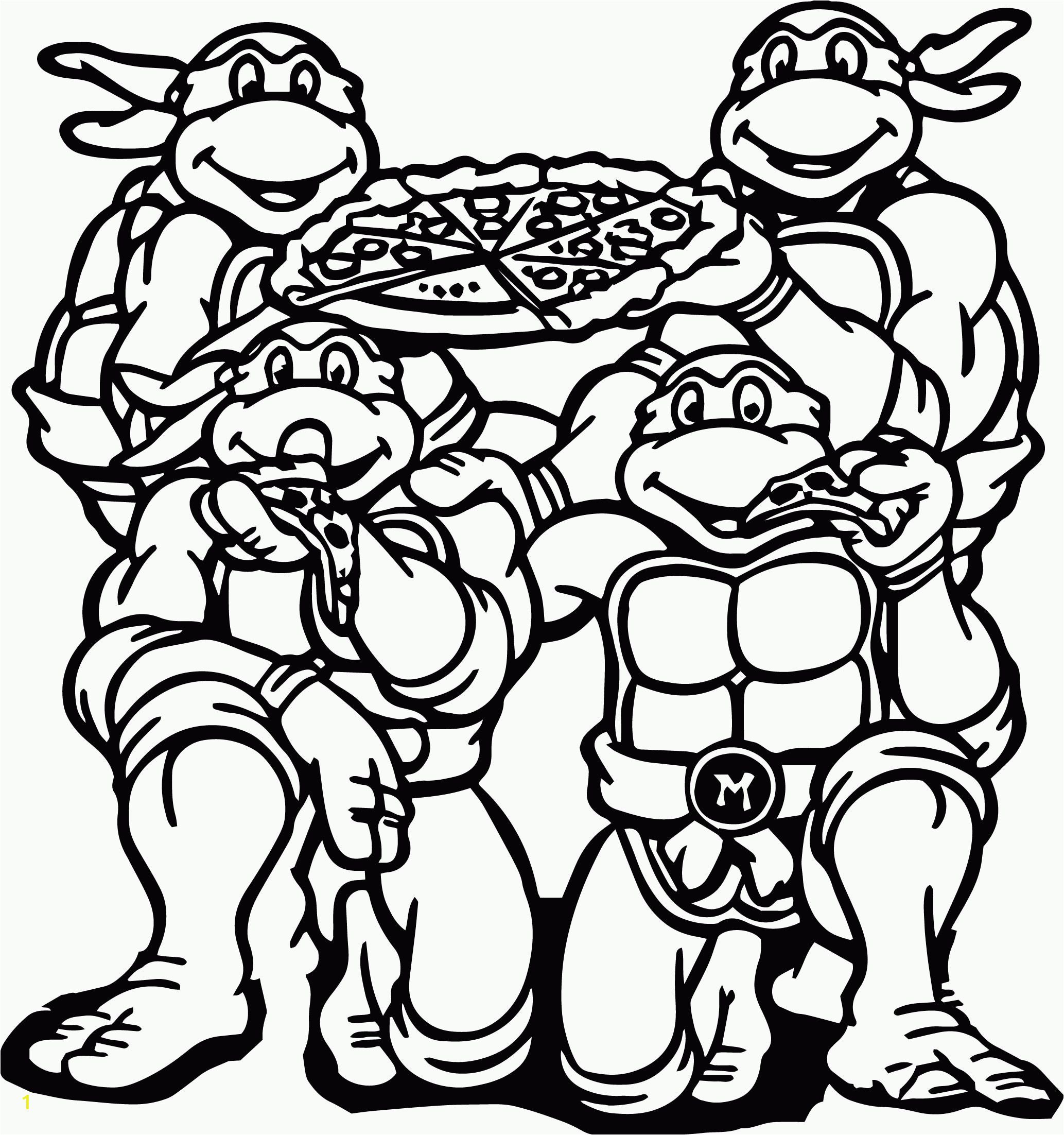 free printable teenage mutant ninja turtles coloring pages